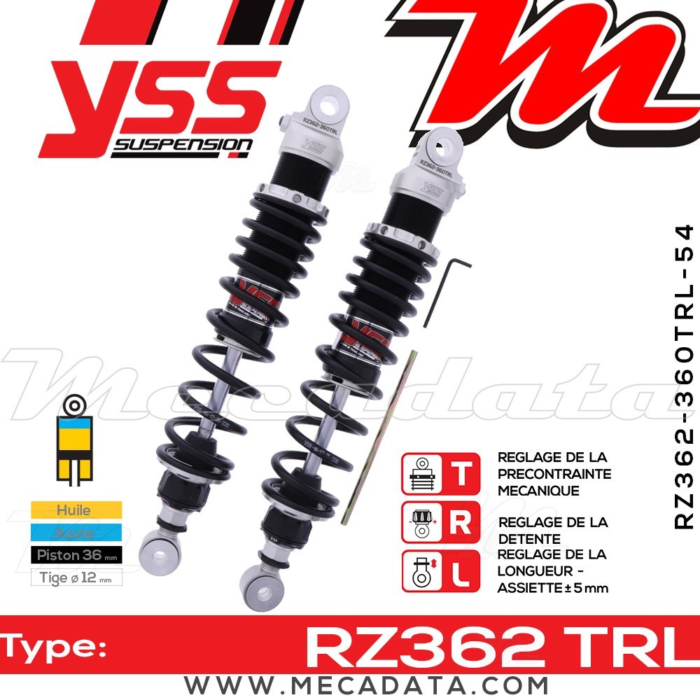 Amortisseur ~ YSS RZ362-360TRL-54-888