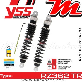Amortisseur ~ YSS RZ362-370TR-04-88