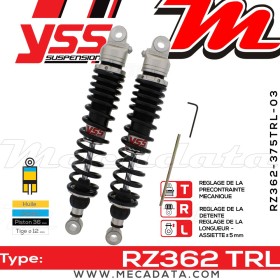 Amortisseur ~ YSS RZ362-375TRL-03-88