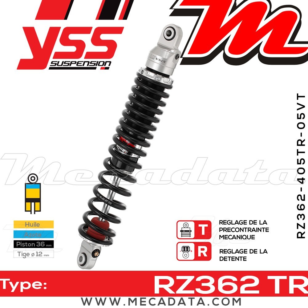Amortisseur ~ YSS RZ362-405TR-05VT-88