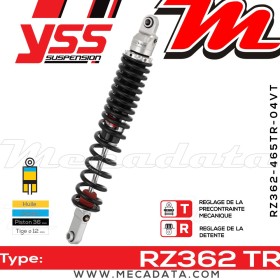 Amortisseur ~ YSS RZ362-465TR-04VT-88
