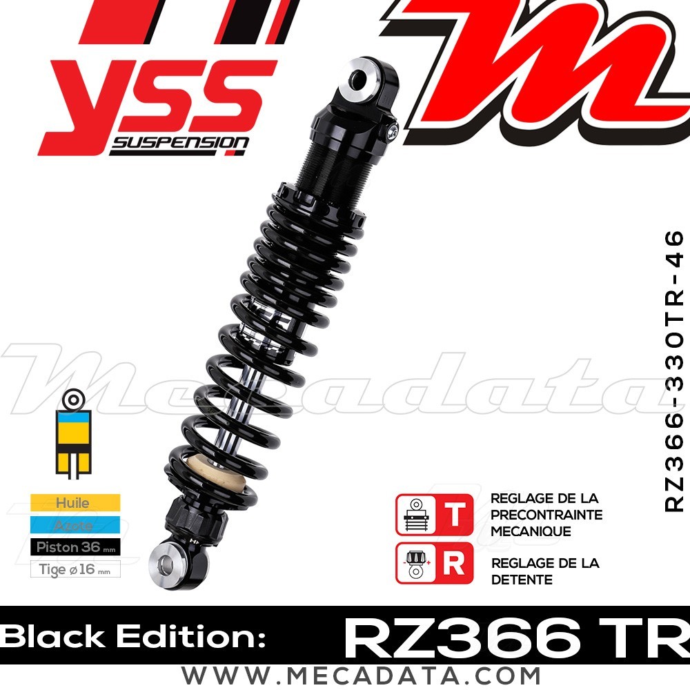 Amortisseur ~ YSS RZ366-330TR-46-B