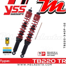 Amortisseur ~ YSS TB220-340P-02-85