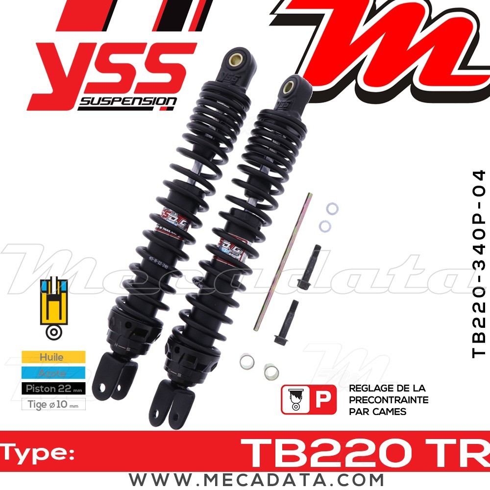 Amortisseur ~ YSS TB220-340P-04-88