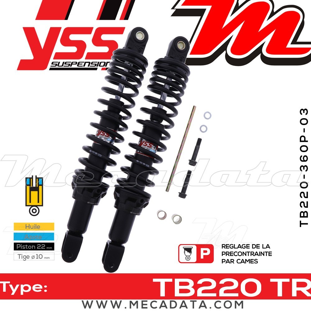 Amortisseur ~ YSS TB220-360P-03-88
