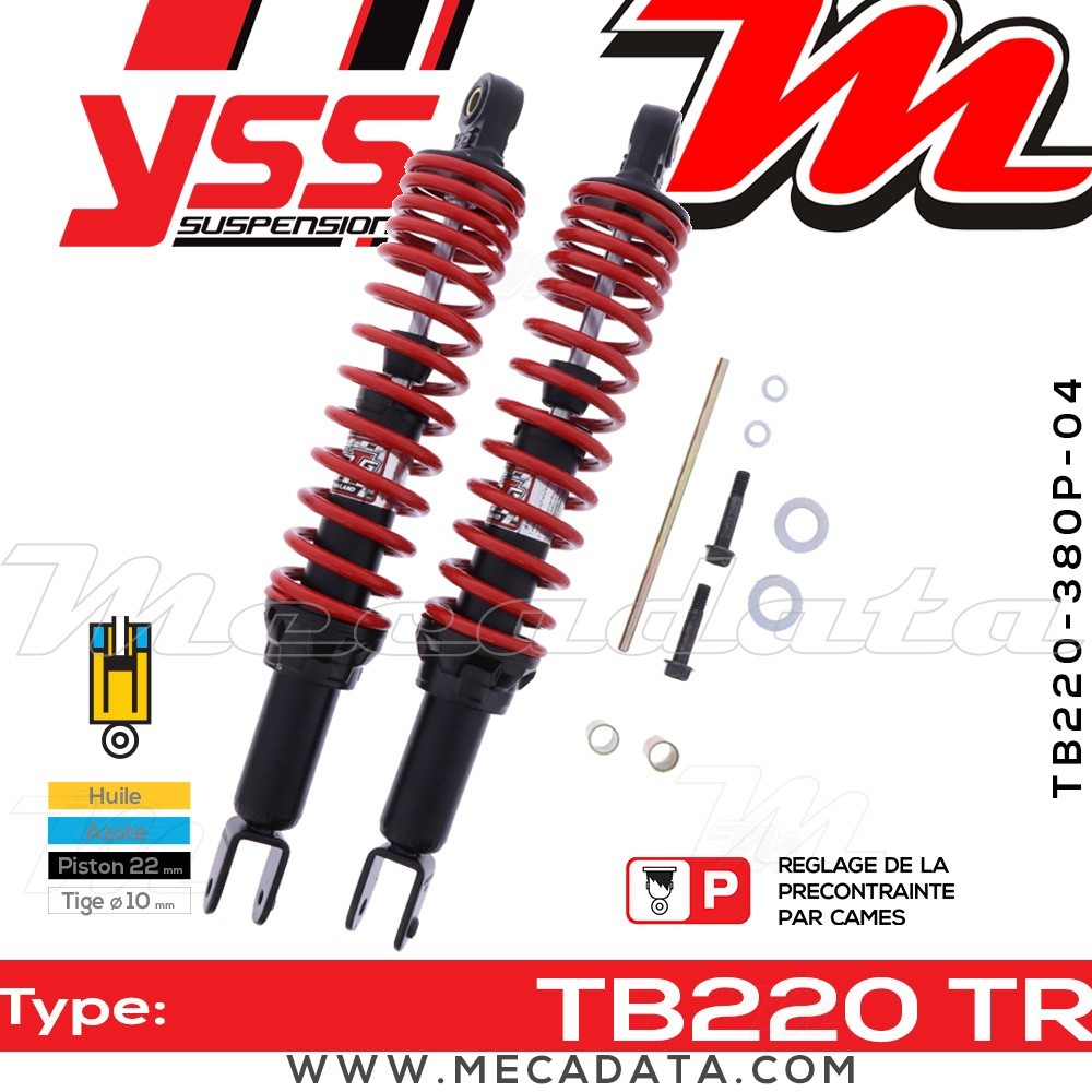 Amortisseur ~ YSS TB220-380P-04-85