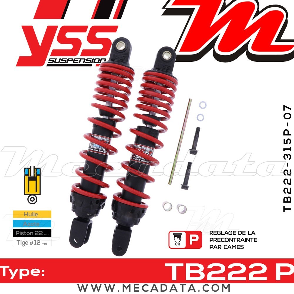 Amortisseur ~ YSS TB222-315P-07-88
