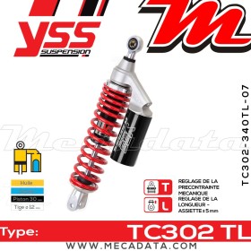 Amortisseur ~ YSS TC302-340TL-07-858N