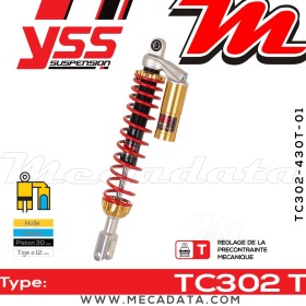 Amortisseur ~ YSS TC302-430T-01-858