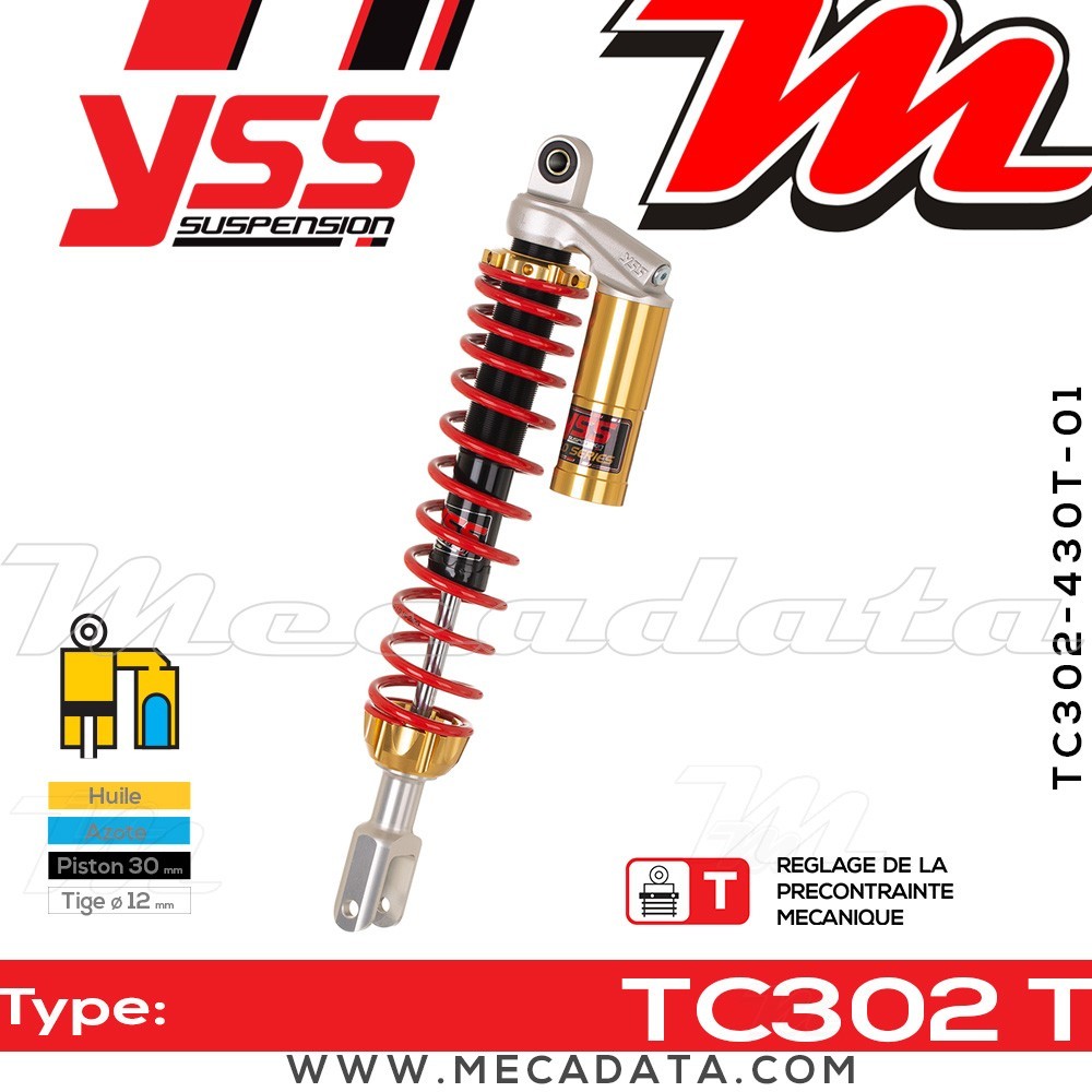 Amortisseur ~ YSS TC302-430T-01-858
