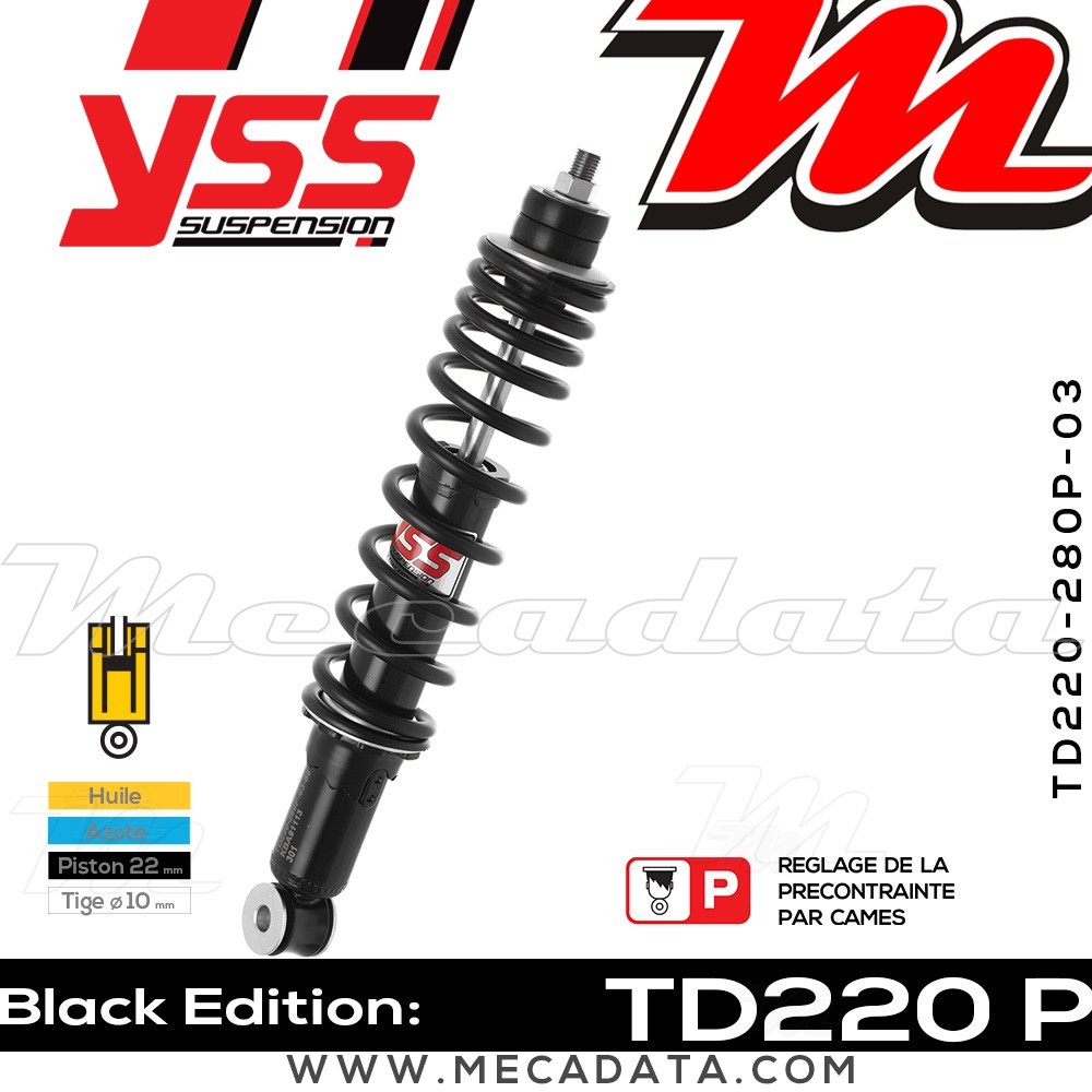 Amortisseur ~ YSS TD220-280P-03-88