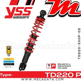 Amortisseur ~ YSS TD220-330P-02-88