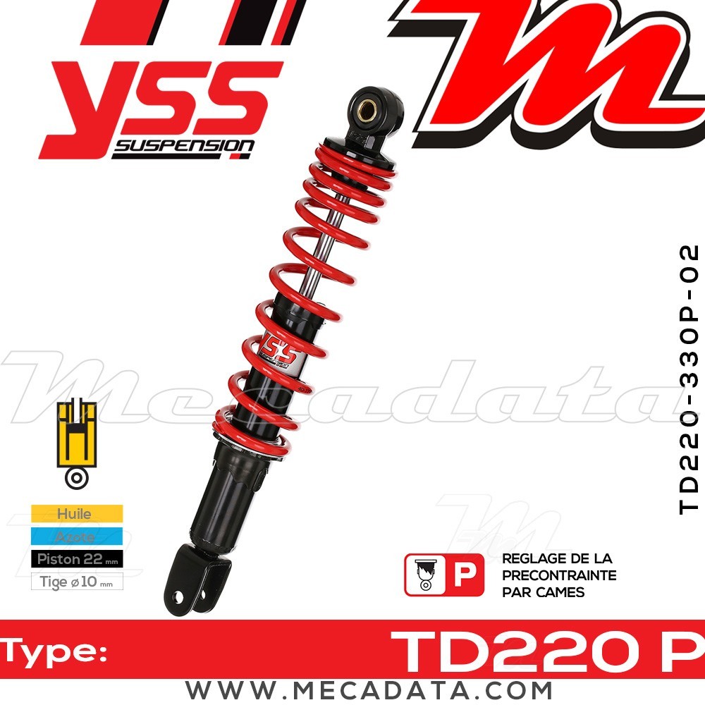 Amortisseur ~ YSS TD220-330P-02-88