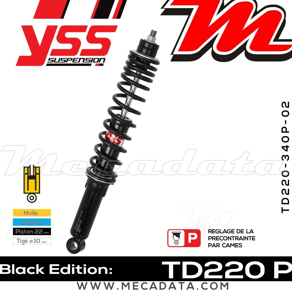 Amortisseur ~ YSS TD220-340P-02-88