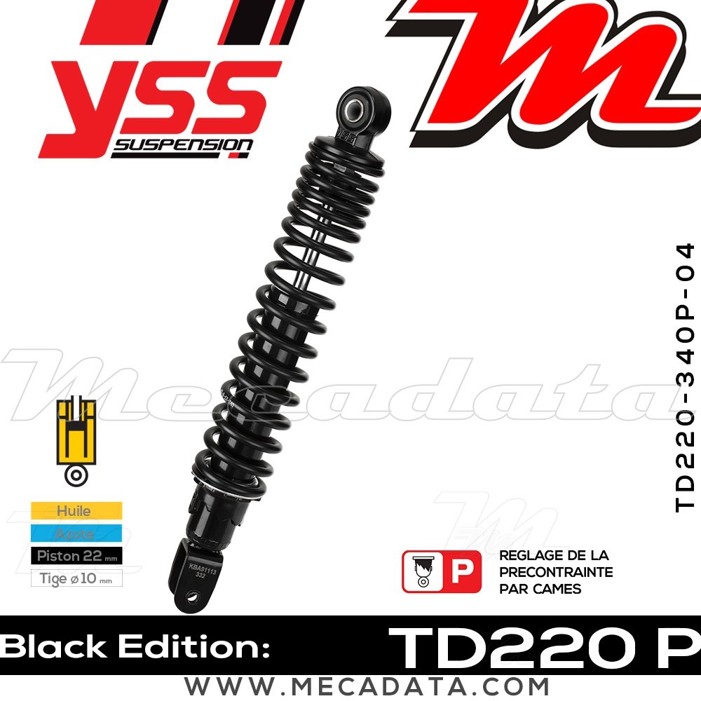 Amortisseur ~ YSS TD220-340P-04-88