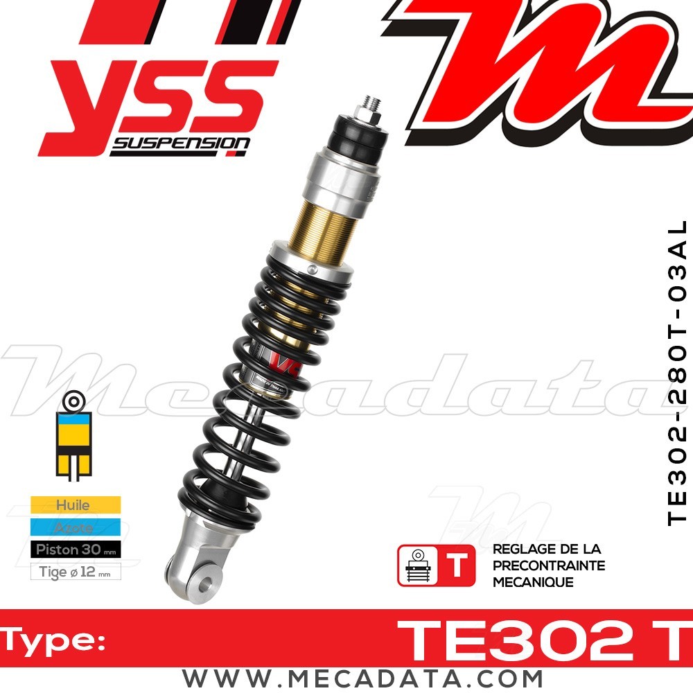 Amortisseur ~ YSS TE302-280T-03AL-38