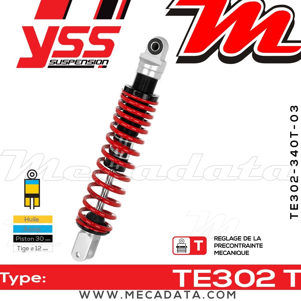 Amortisseur ~ YSS TE302-340T-03-85
