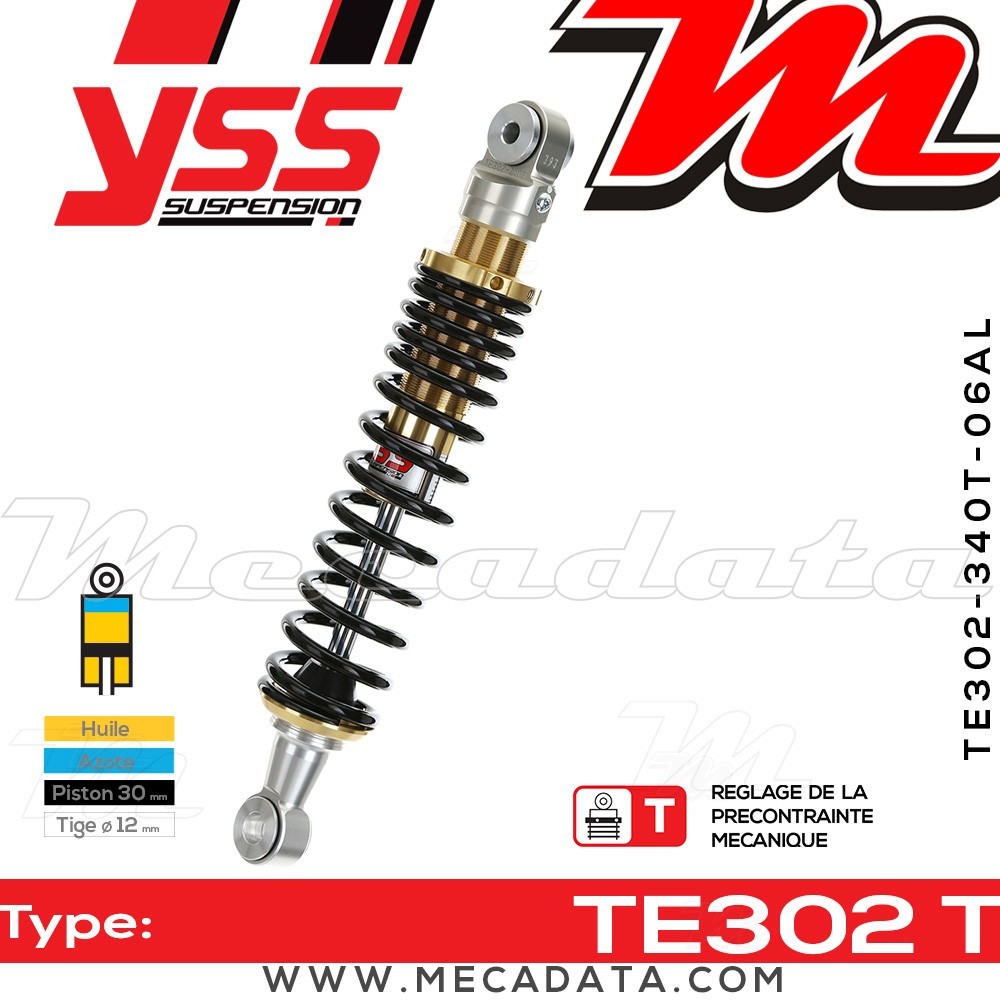 Amortisseur ~ YSS TE302-340T-06AL-38