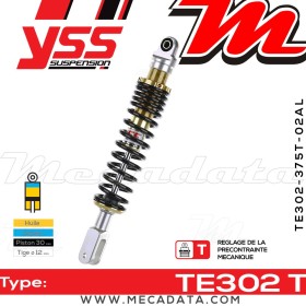 Amortisseur ~ YSS TE302-375T-02AL-38