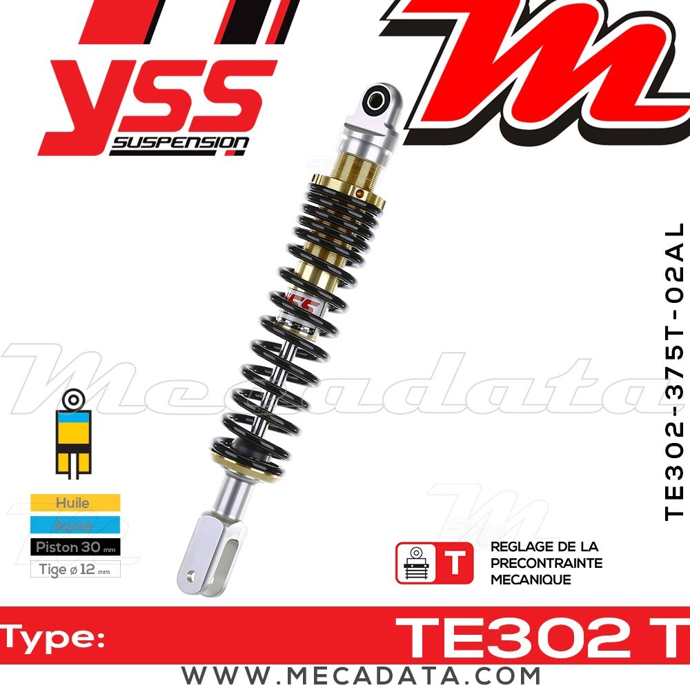 Amortisseur ~ YSS TE302-375T-02AL-38