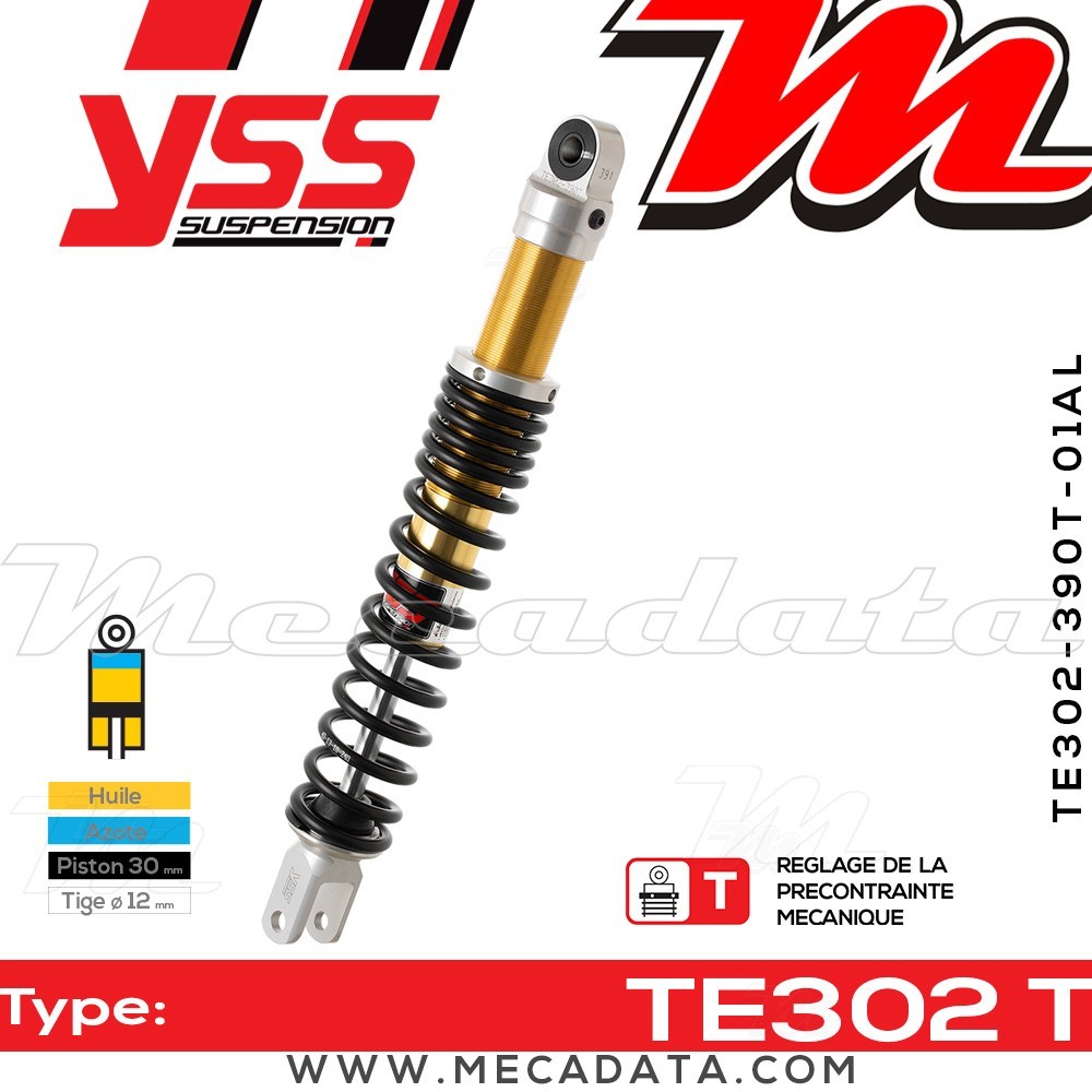 Amortisseur ~ YSS TE302-390T-01AL-38