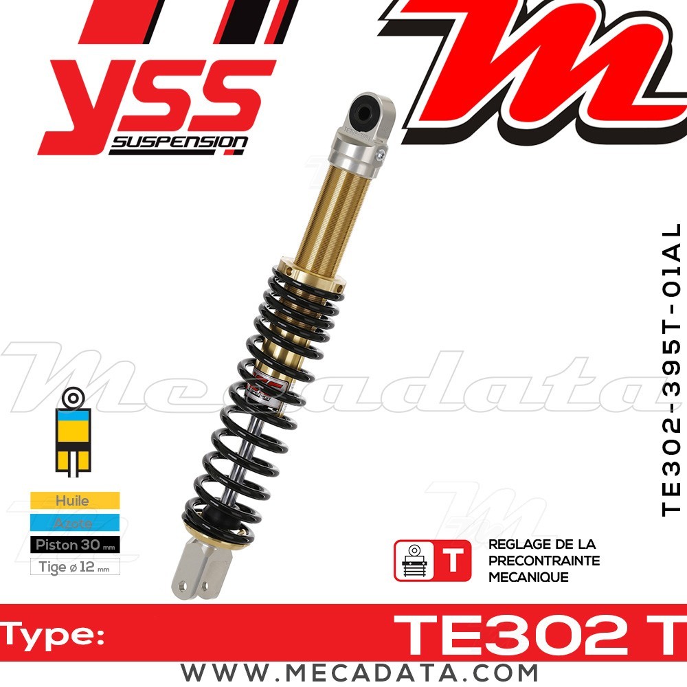 Amortisseur ~ YSS TE302-395T-01AL-38