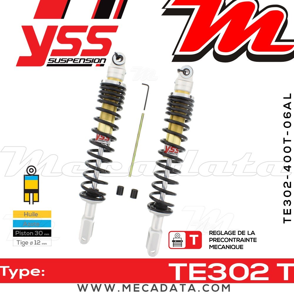Amortisseur ~ YSS TE302-400T-06AL-38