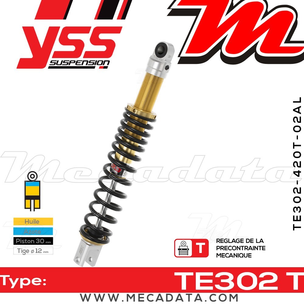 Amortisseur ~ YSS TE302-420T-02AL-38