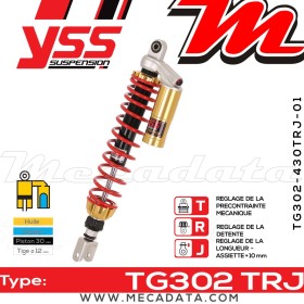 Amortisseur ~ YSS TG302-430TRJ-01-858