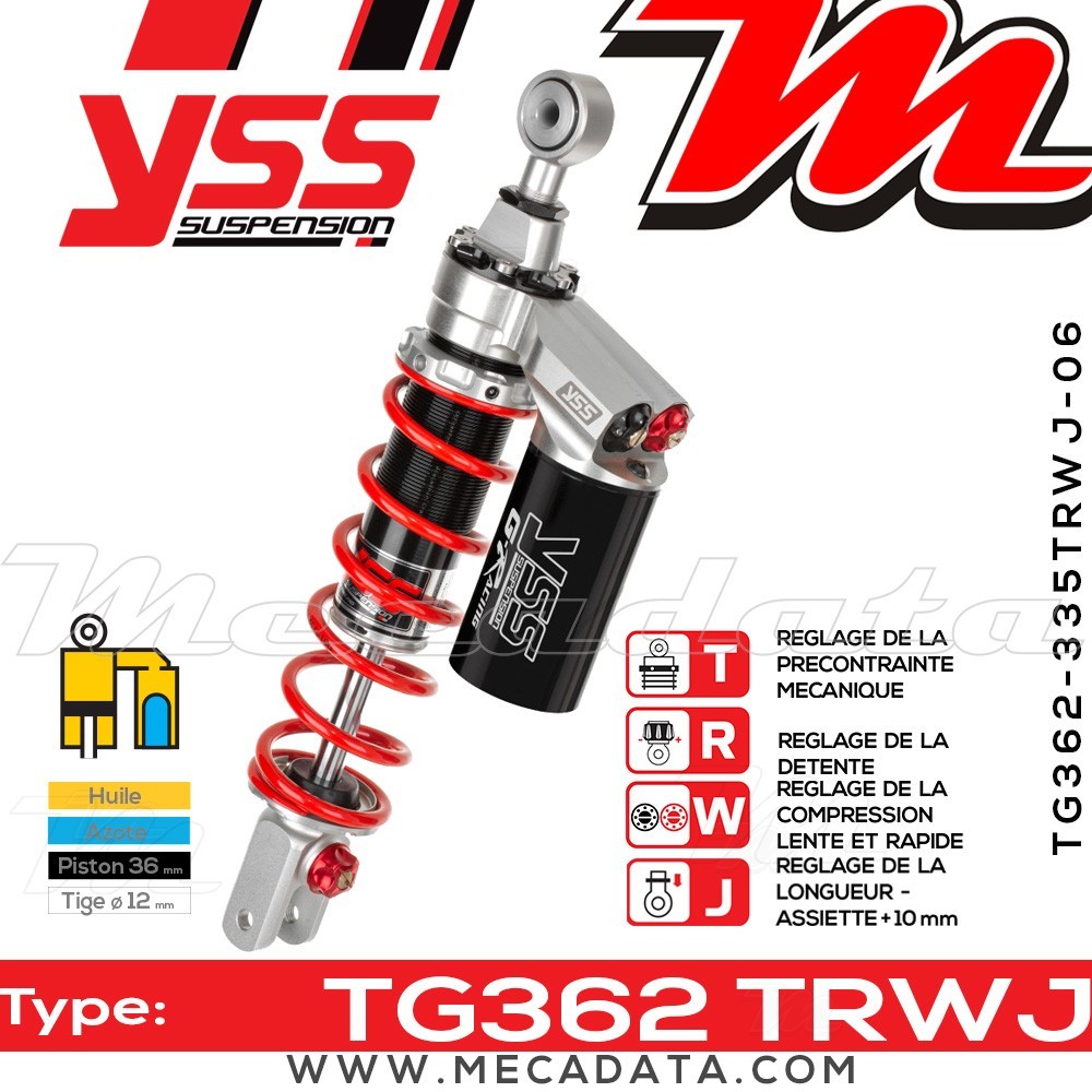 Amortisseur ~ YSS TG362-335TRWJ-06-858