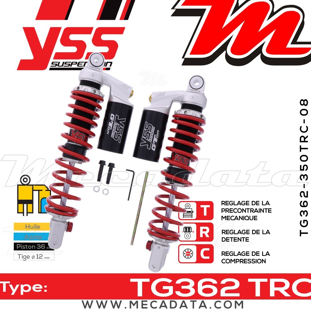Amortisseur ~ YSS TG362-350TRC-08-858