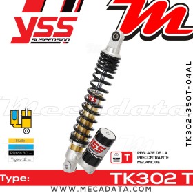 Amortisseur ~ YSS TK302-350T-04AL-388