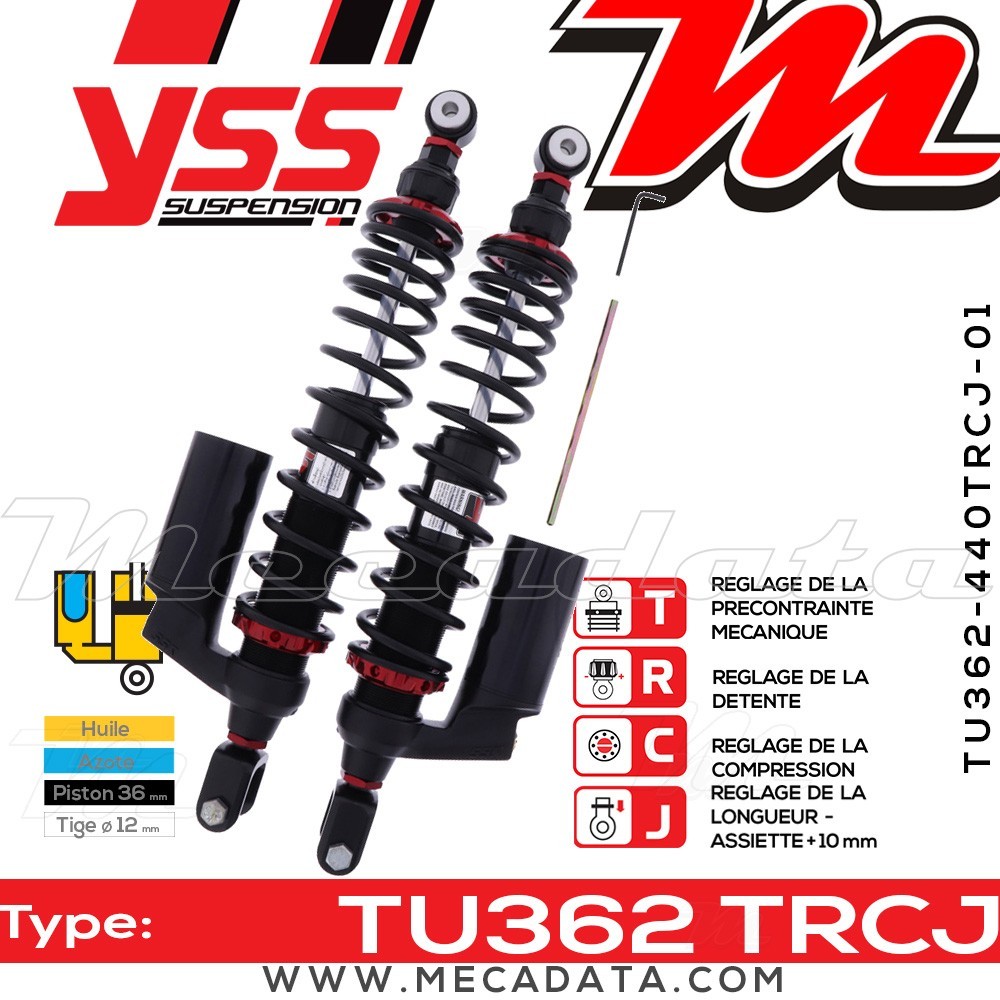 Amortisseur ~ YSS TU362-440TRCJ01-888A