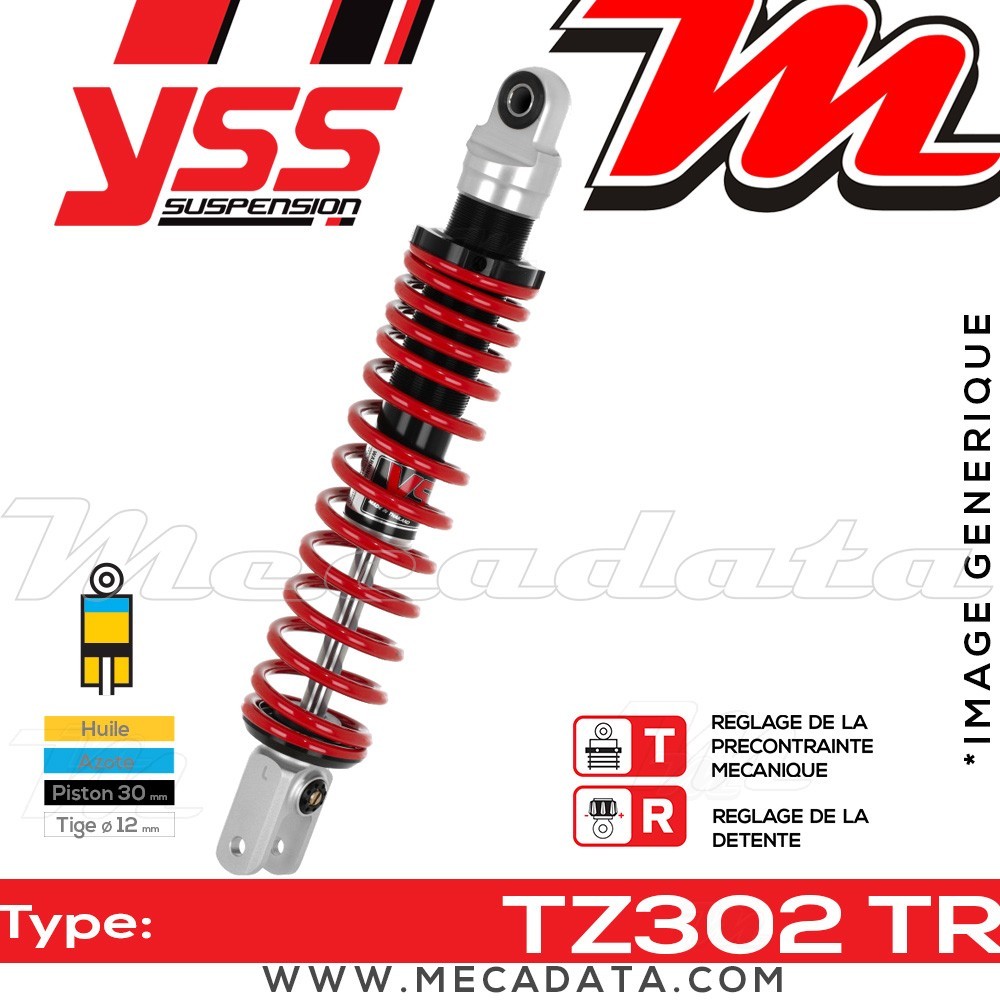 Amortisseur ~ YSS TZ302-340TR-03-85