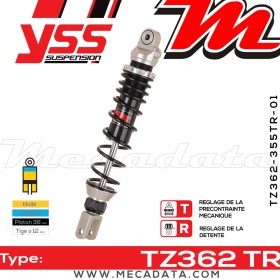 Amortisseur ~ YSS TZ362-355TR-01-88