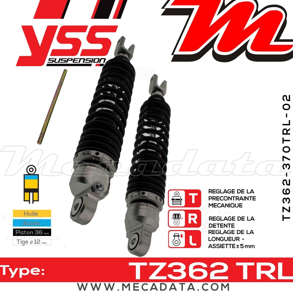 Amortisseur ~ YSS TZ362-370TRL-02-88