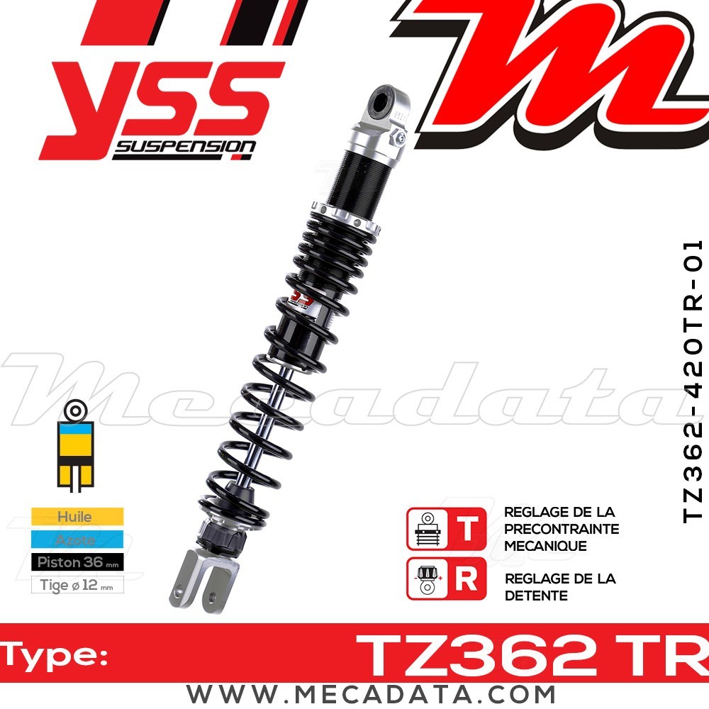 Amortisseur ~ YSS TZ362-420TR-01-88