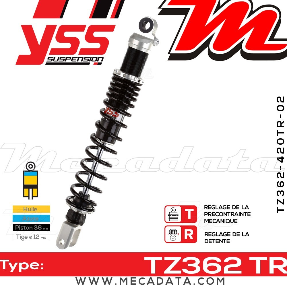 Amortisseur ~ YSS TZ362-420TR-02-88