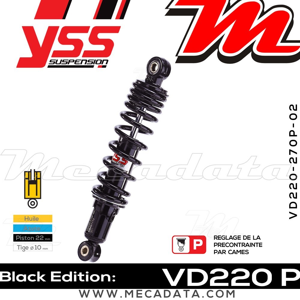 Amortisseur ~ YSS VD220-270P-02-88