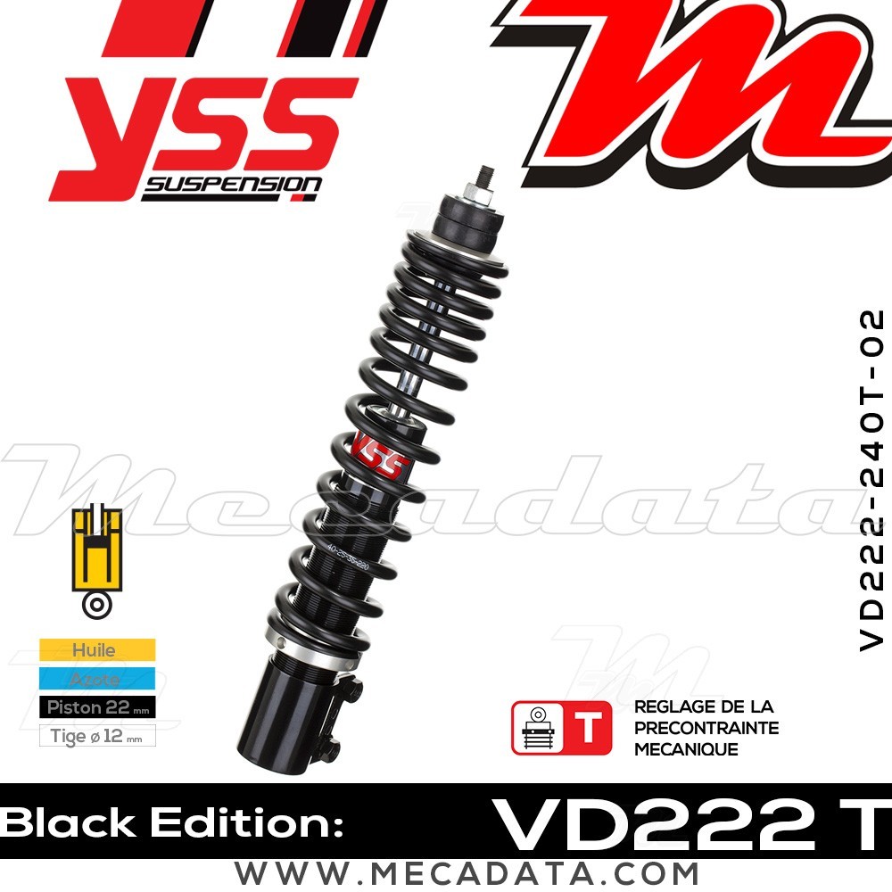 Amortisseur ~ YSS VD222-240T-02-88