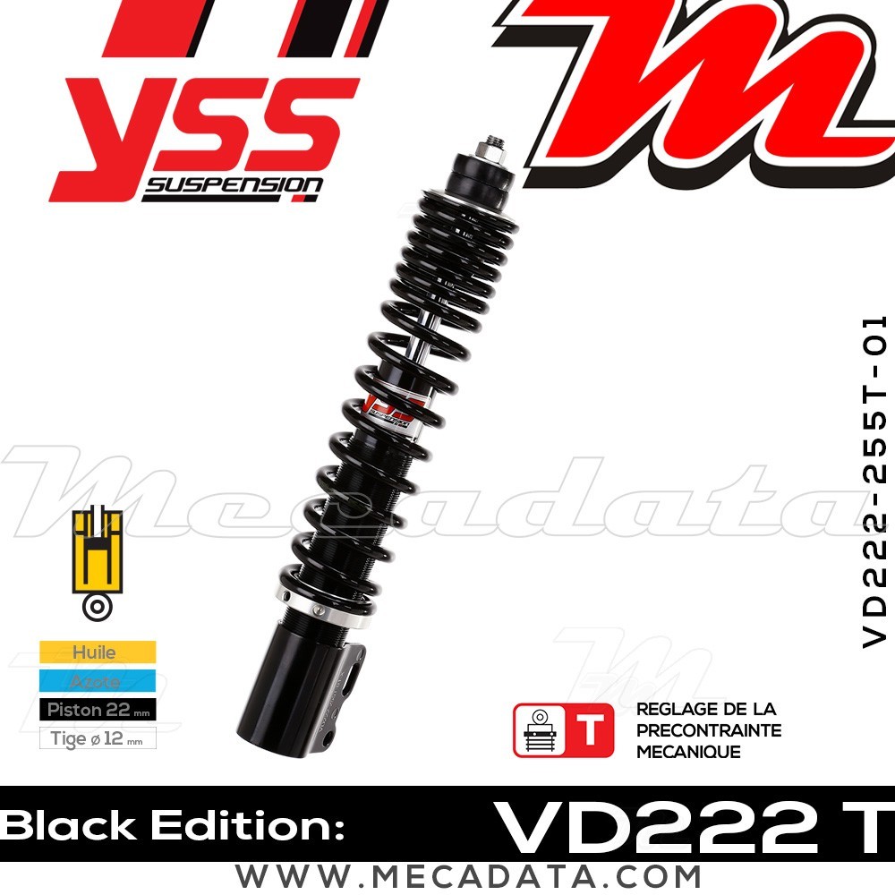 Amortisseur ~ YSS VD222-255T-01-88