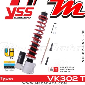 Amortisseur ~ YSS VK302-255T-03-858