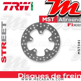 Disque de frein ~ TRW Lucas MST 381 ALL