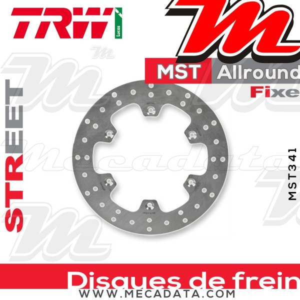 Disque de frein ~ TRW Lucas MST 341 ALL