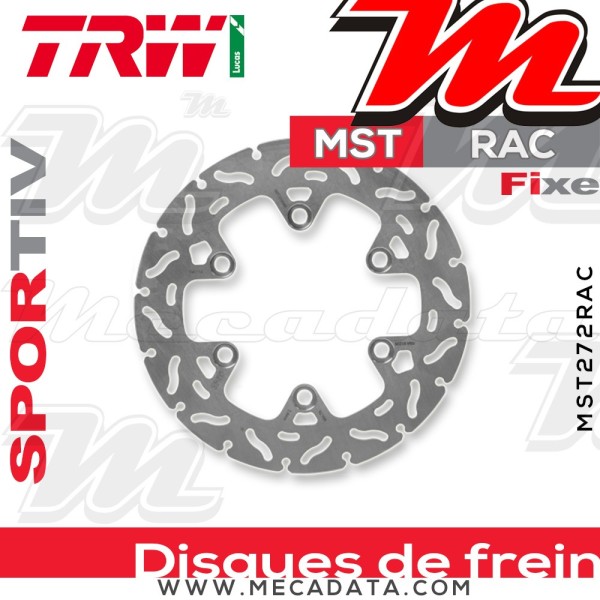 Disque de frein ~ TRW Lucas MST 272 RAC