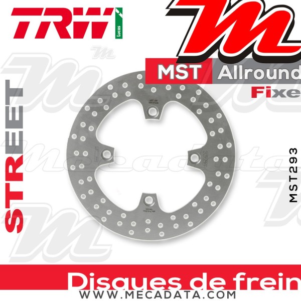 Disque de frein ~ TRW Lucas MST 293 ALL