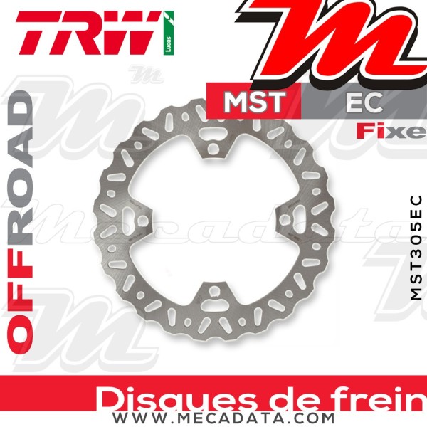 Disque de frein ~ TRW Lucas MST 305 EC 
