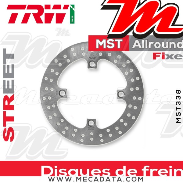 Disque de frein ~ TRW Lucas MST 338 ALL 