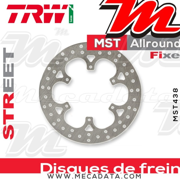 Disque de frein ~ TRW Lucas MST 438 ALL