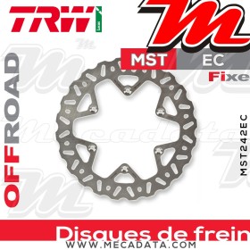 Disque de frein ~ TRW Lucas MST 242 EC